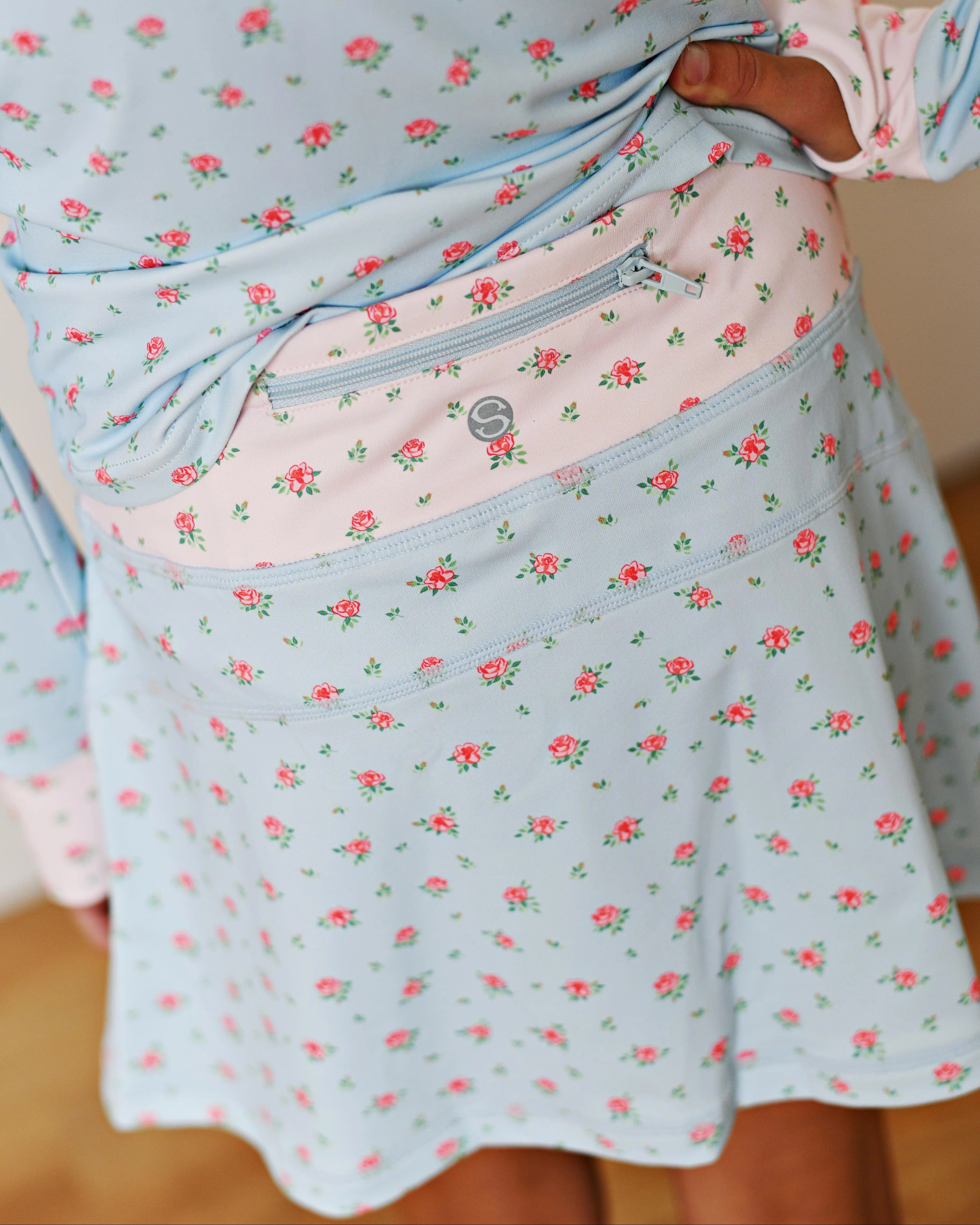 Fancy Floral Tennis Skirt - Born Childrens Boutique