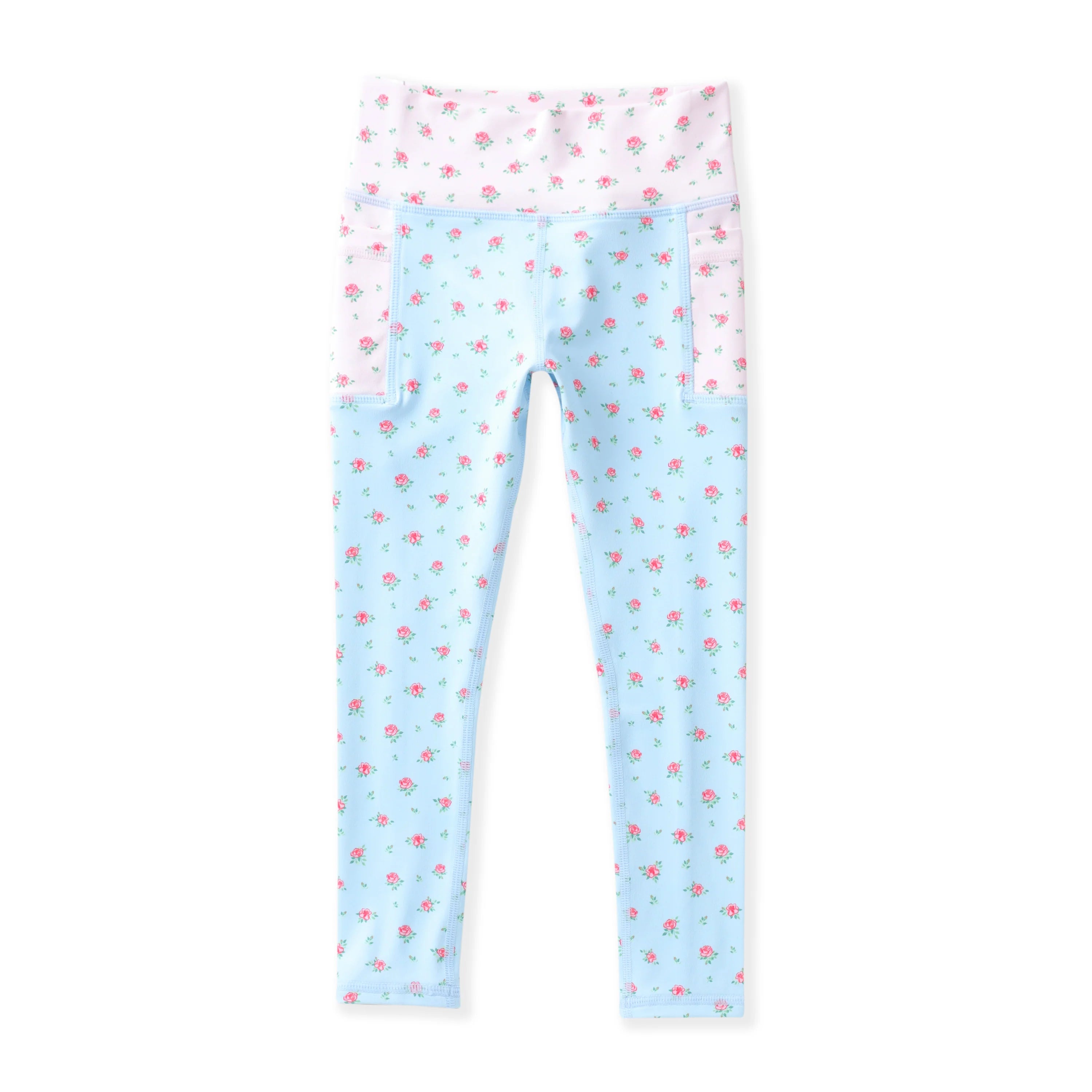 Fancy Floral Active Leggings - Born Childrens Boutique
