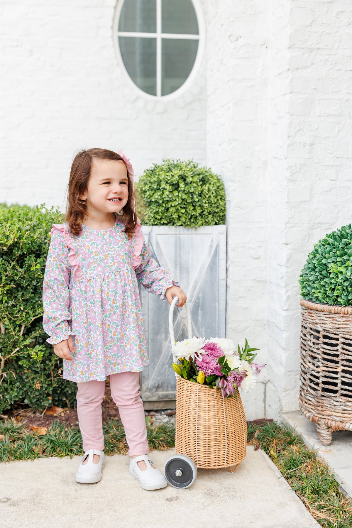 Autumn Blooms Pant Set - Born Childrens Boutique