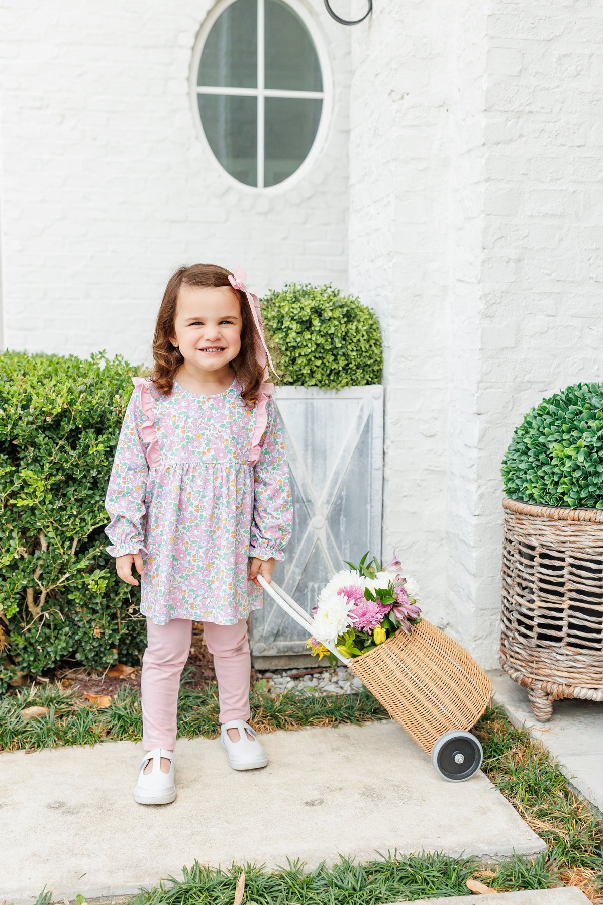 Autumn Blooms Pant Set - Born Childrens Boutique
