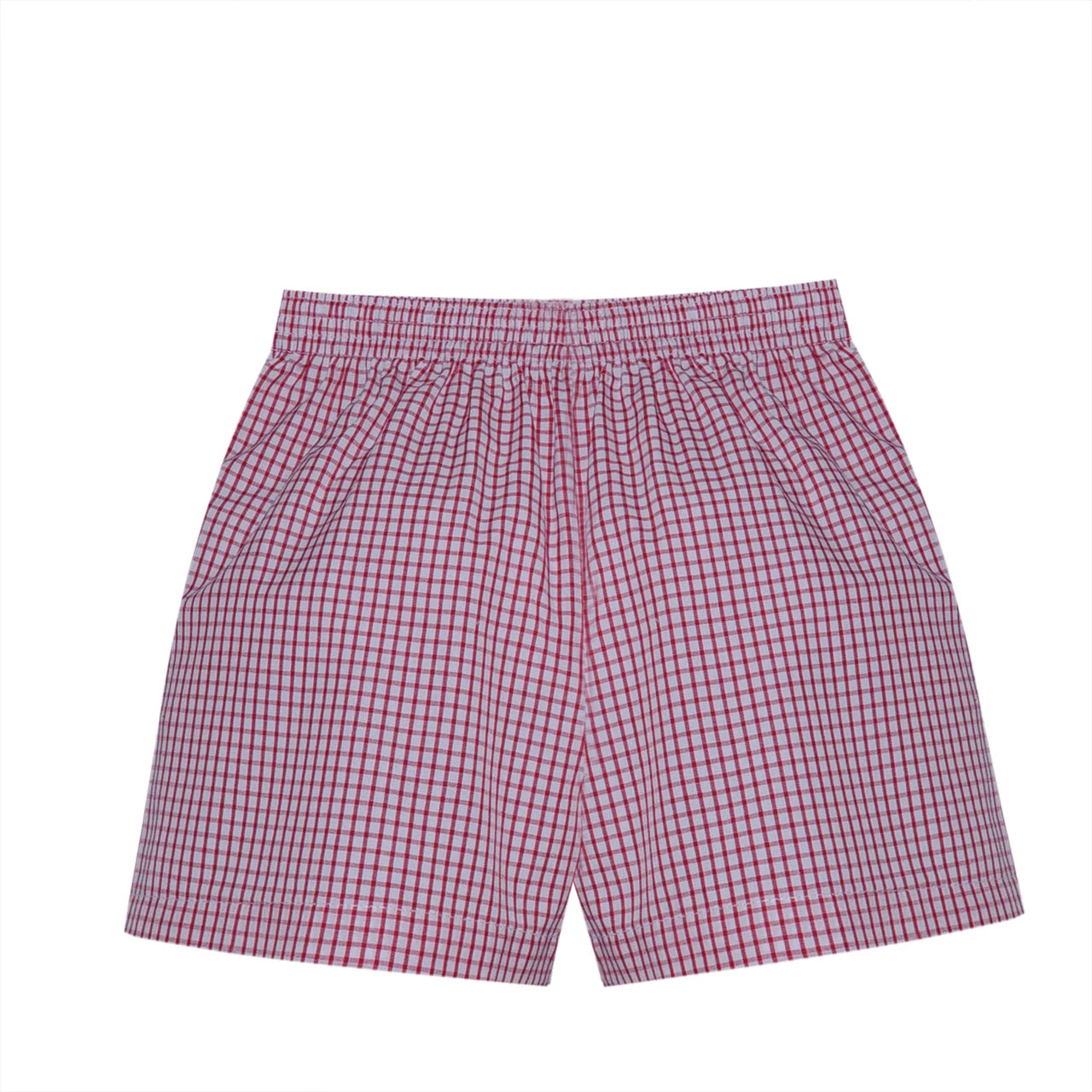 Bennett Boy Short - Red Square - Born Childrens Boutique