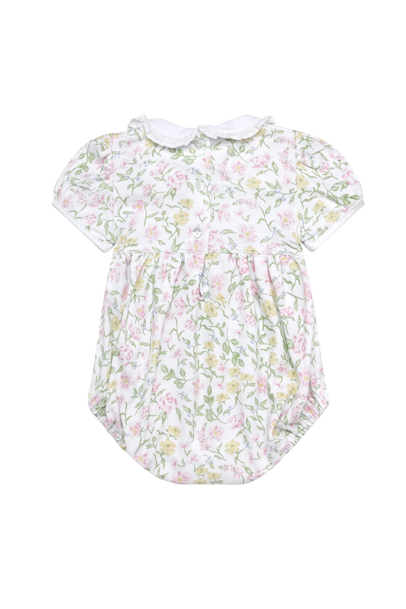 Berry Wildflowers Smocked Bubble - Born Childrens Boutique