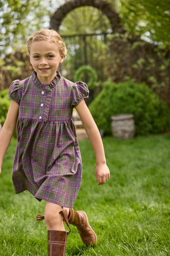 Birdie Dress - Thornhill Plaid - Born Children's Boutique