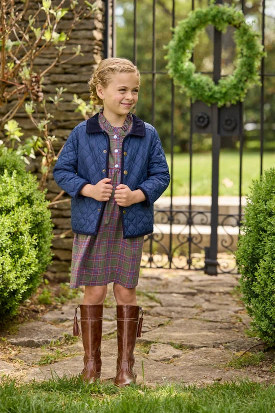 Birdie Dress - Thornhill Plaid - Born Children's Boutique