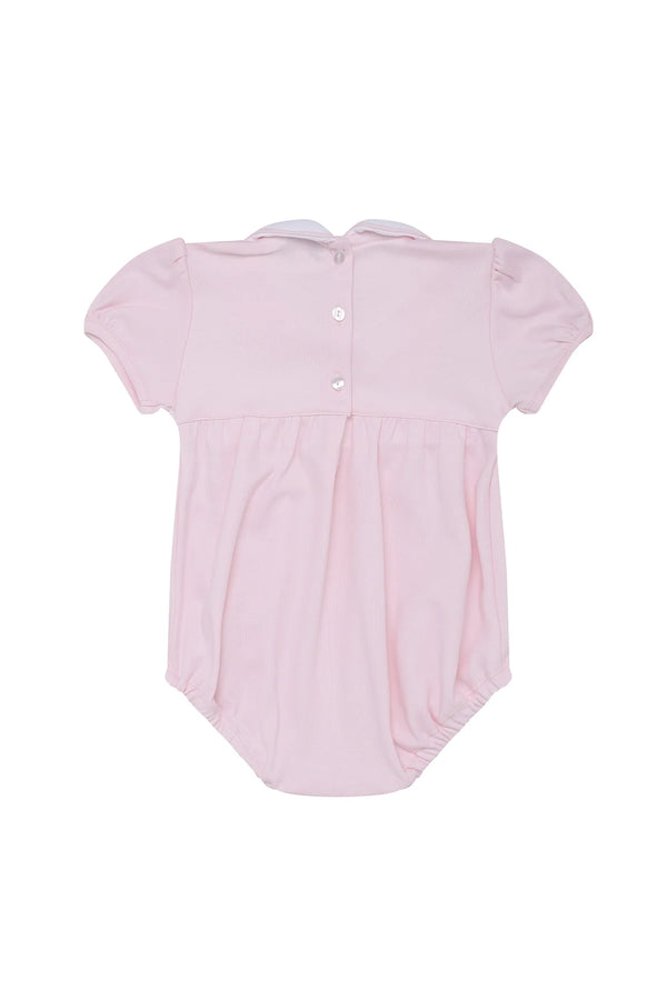 Bow Smocked Bubble - Born Childrens Boutique