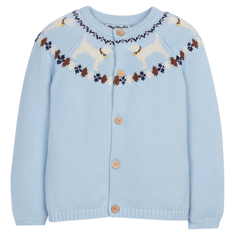 Boy Lab Fair Isle Cardigan - Born Childrens Boutique