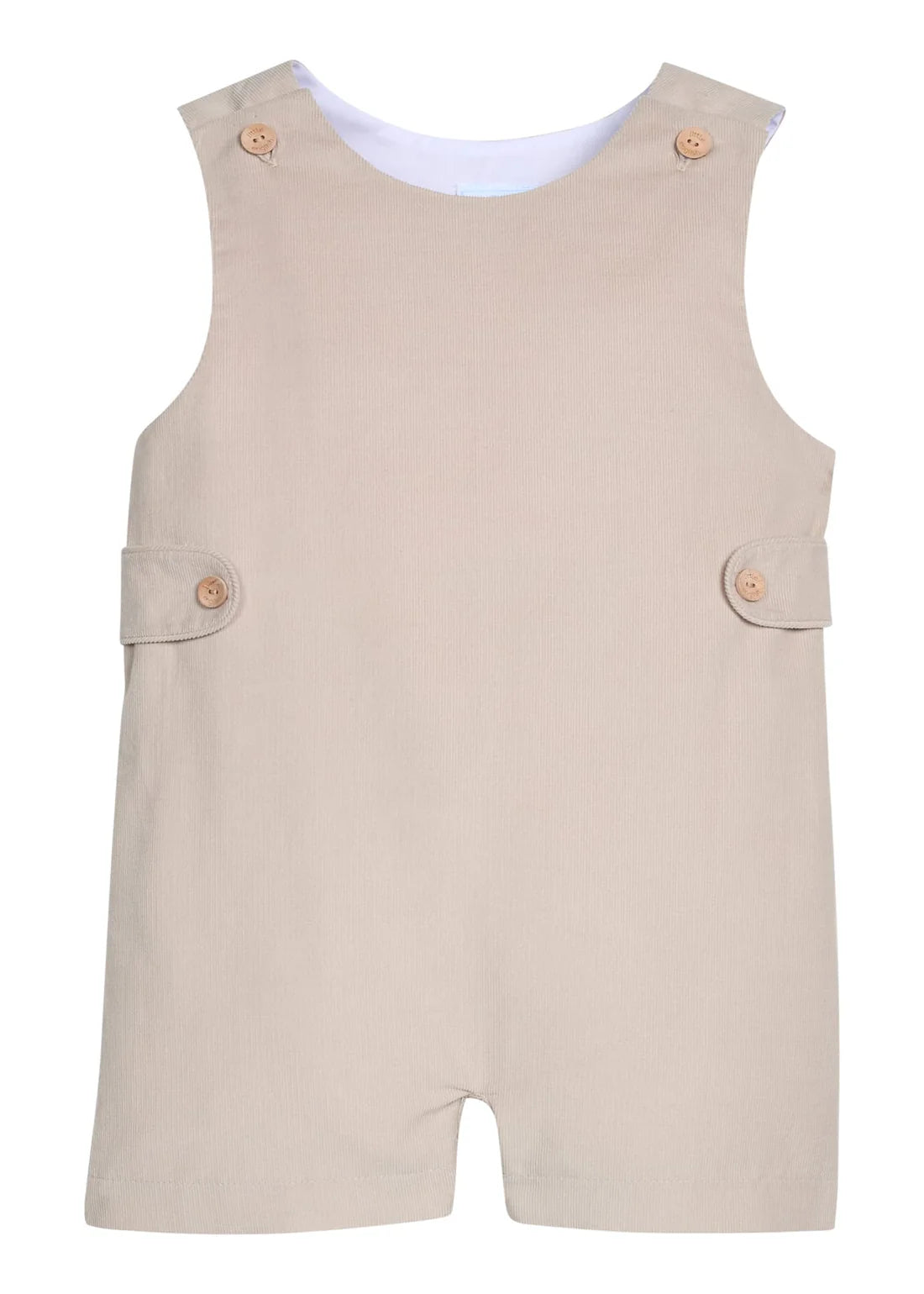 Button Tab John John - Stone Corduroy