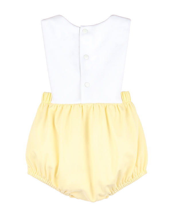 Yellow New Classic Knit Boy Overall - Born Childrens Boutique