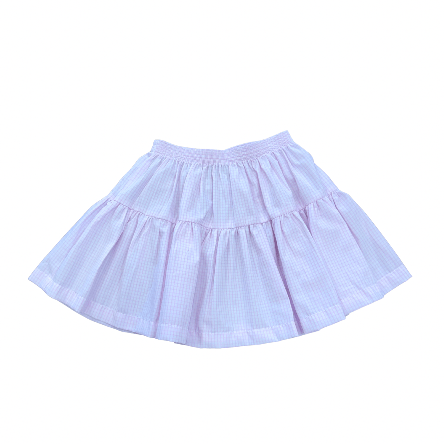 Pink Daphne Skirt-Pink Square - Born Childrens Boutique