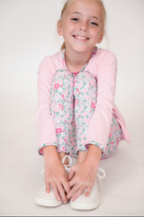 Taylor T LS - Pink, Floral - Born Childrens Boutique