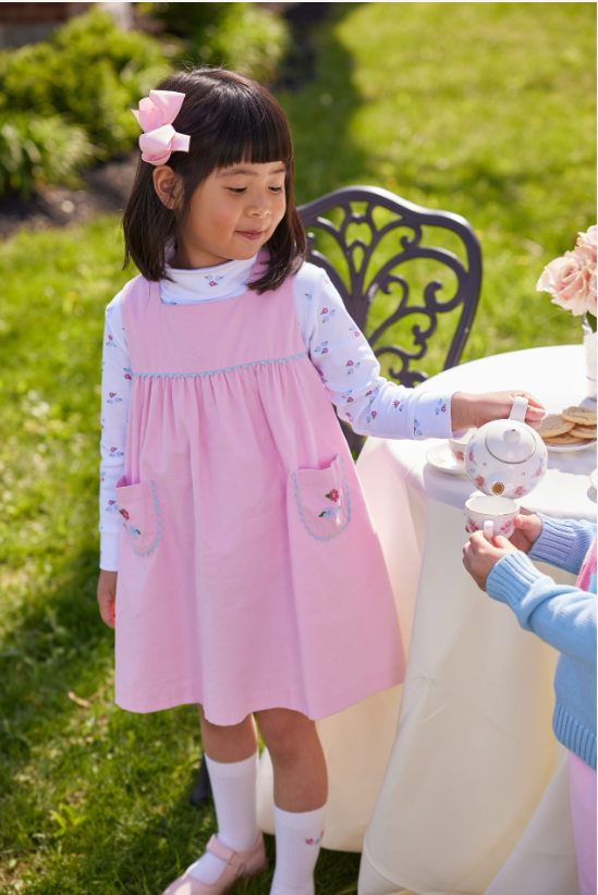 Embroidered Madison Jumper - Fall Blooms - Born Childrens Boutique