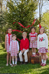 Holly Bow Pointelle Sweater - Born Childrens Boutique