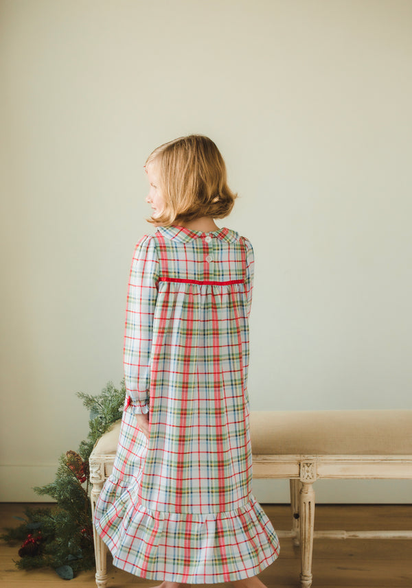 Classic Nightgown - Douglas Plaid - Born Childrens Boutique