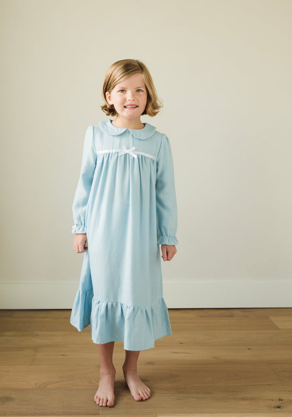 Classic Nightgown - Light Blue - Born Childrens Boutique