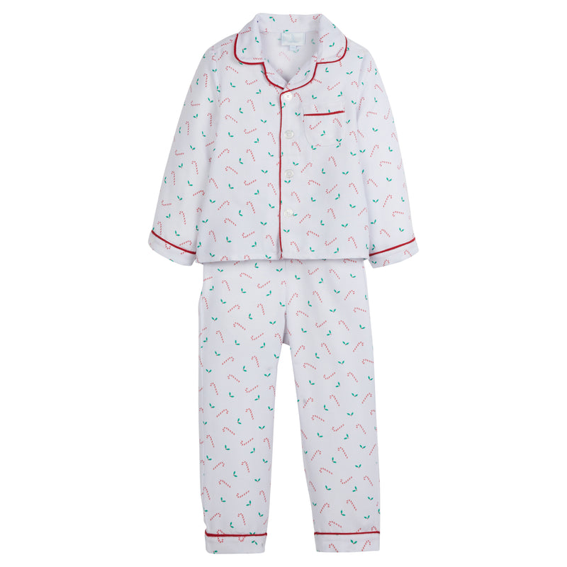 Classic Pajama Set - Candy Cane - Born Childrens Boutique