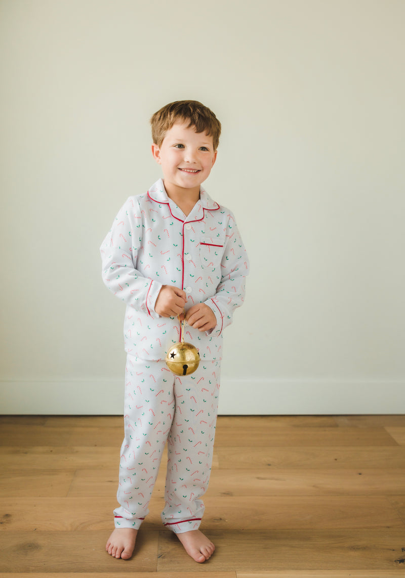 Classic Pajama Set - Candy Cane - Born Childrens Boutique