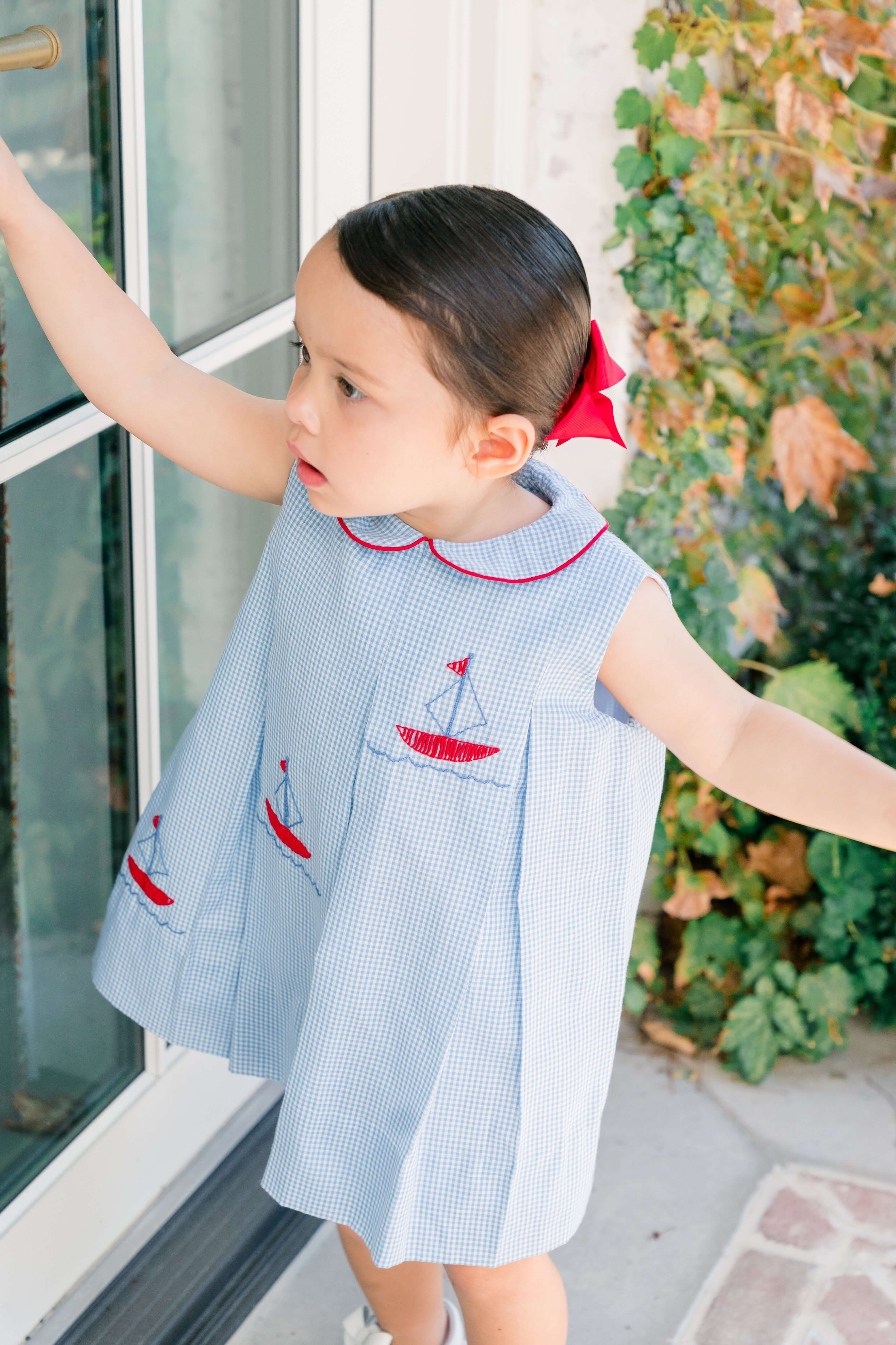 Clipper Sailboat Dress - Born Childrens Boutique