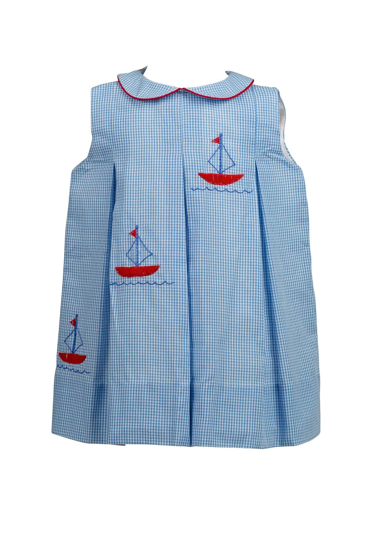 Clipper Sailboat Dress - Born Childrens Boutique