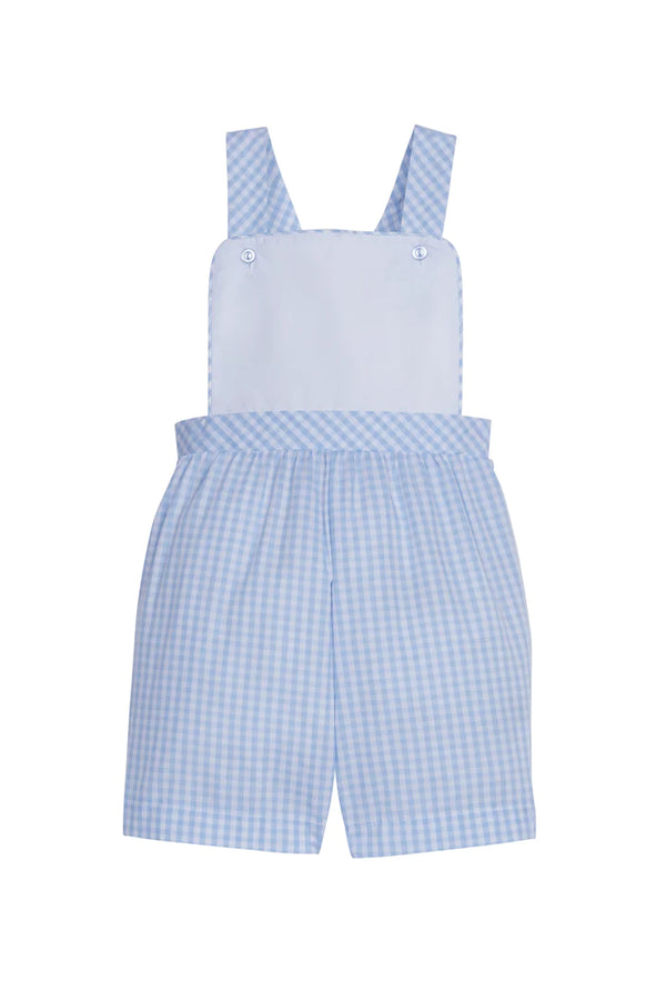 Little English Conrad Shortall - Airy Blue Plaid - Born Childrens Boutique