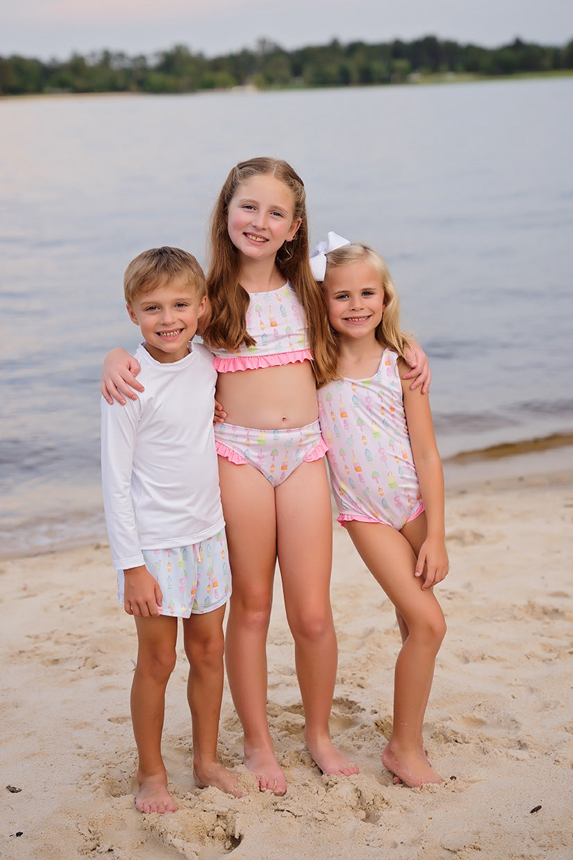 Lila Fishing Two Piece - Born Childrens Boutique