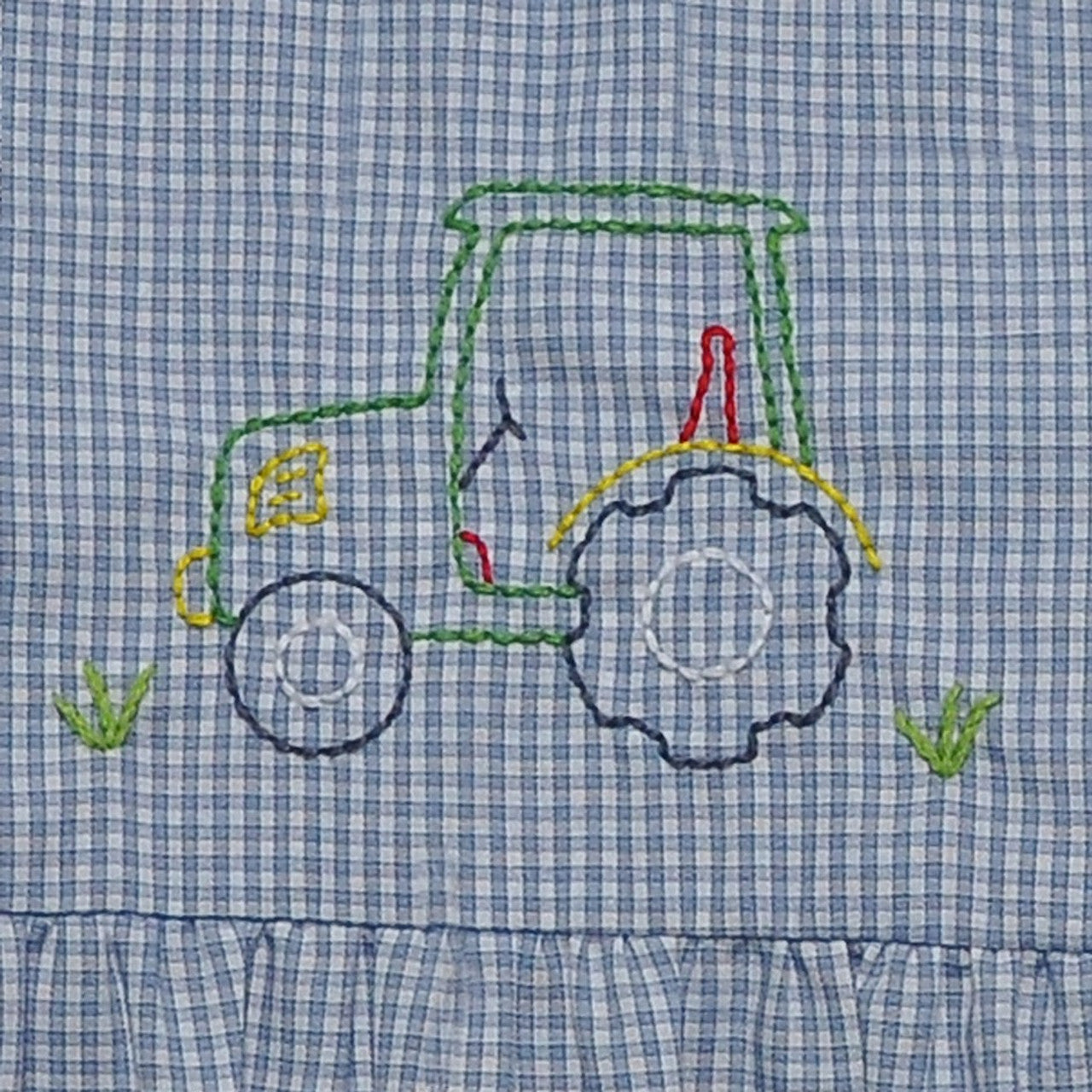 Brady Boy Bubble - Tractor - Born Childrens Boutique