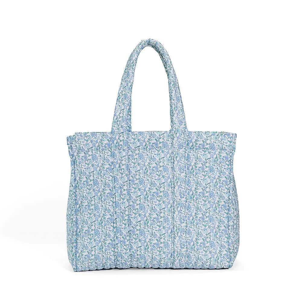 Quilted Go Go Tote - Hamptons Floral - Born Childrens Boutique