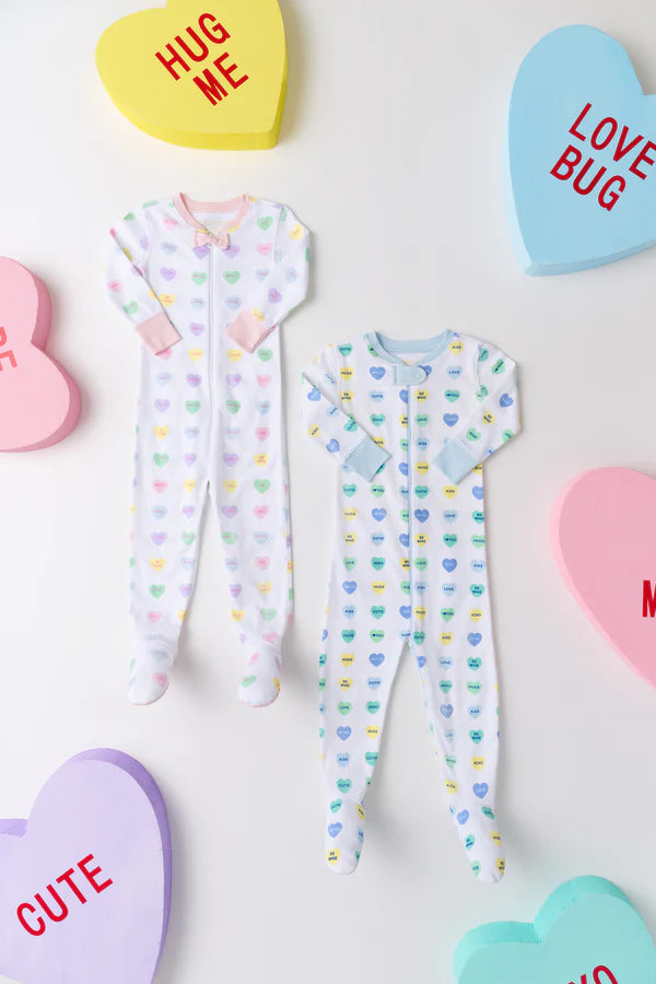 Noelle's Nigh Night - We Heart You (Palm Beach Pink) with Palm Beach Pink - Born Childrens Boutique