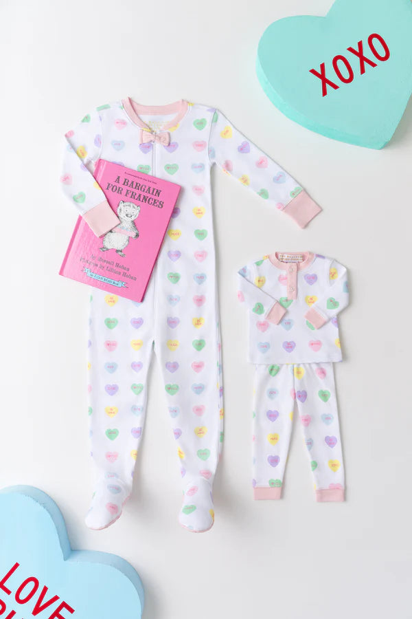 Noelle's Nigh Night - We Heart You (Palm Beach Pink) with Palm Beach Pink - Born Childrens Boutique