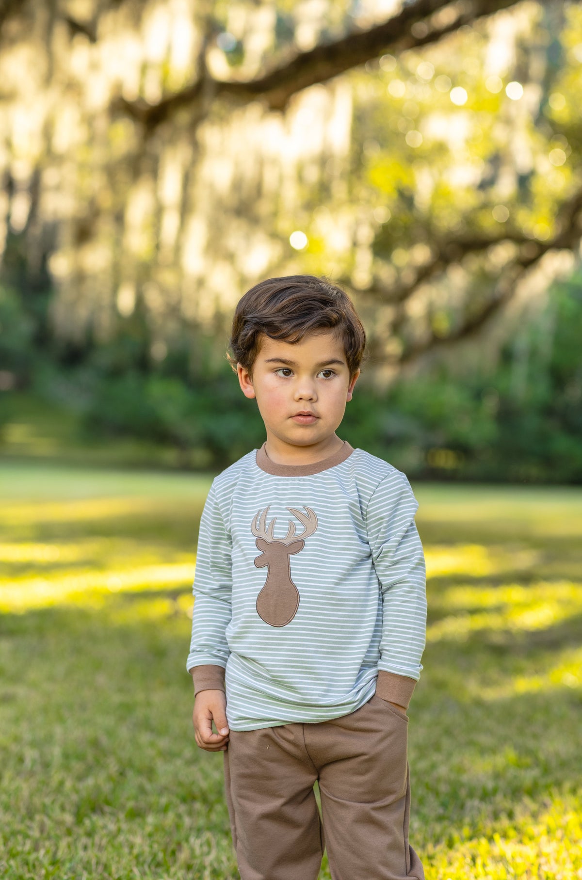 Deer Pant Set - Born Childrens Boutique