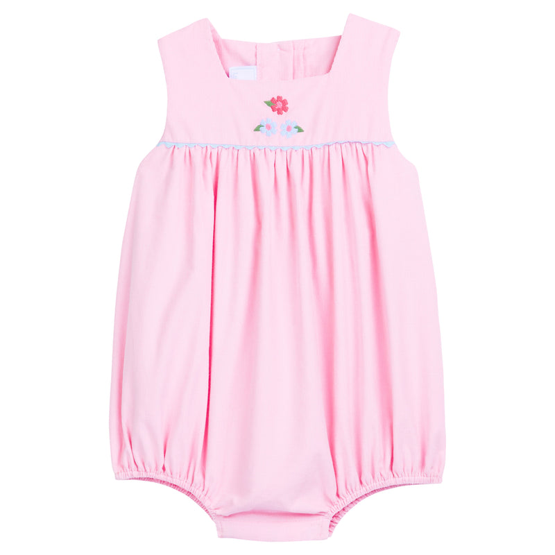 Embroidered Madison Bubble - Fall Blooms - Born Childrens Boutique