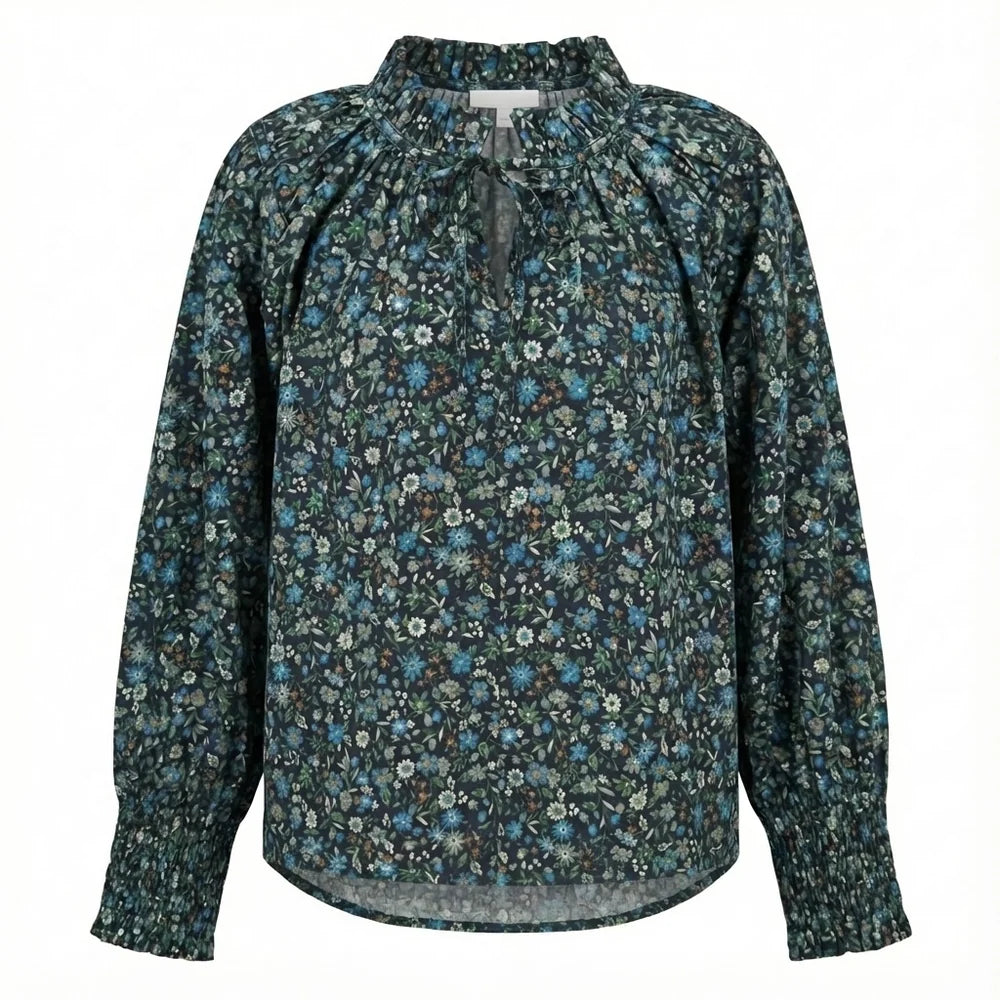Blair Blouse Twilight Floral - Born Children's Boutique