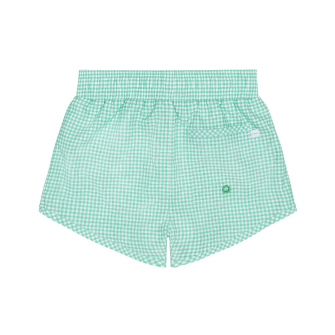 Gustavia Gingham Boardie - Born Childrens Boutique