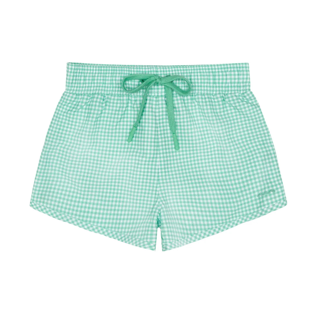 Gustavia Gingham Boardie - Born Childrens Boutique