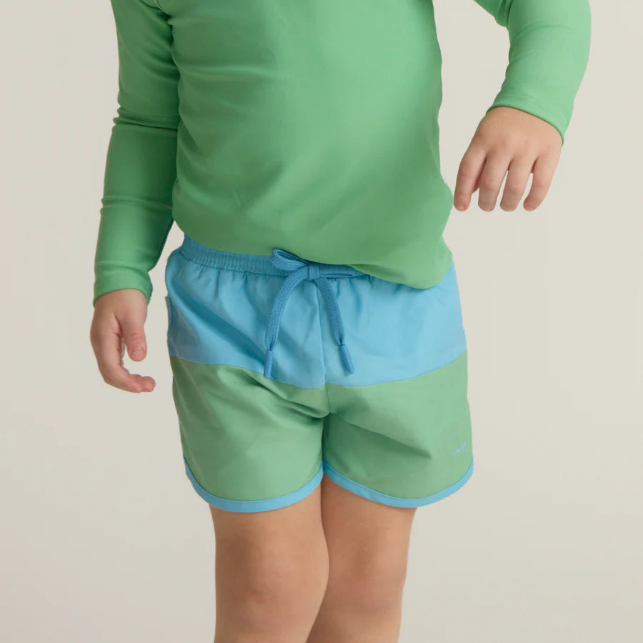 Island Edge Colorblock Boardie - Born Childrens Boutique