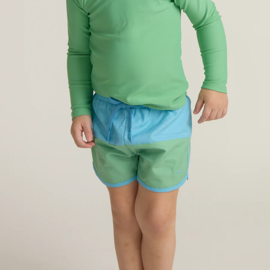 Island Edge Colorblock Boardie - Born Childrens Boutique