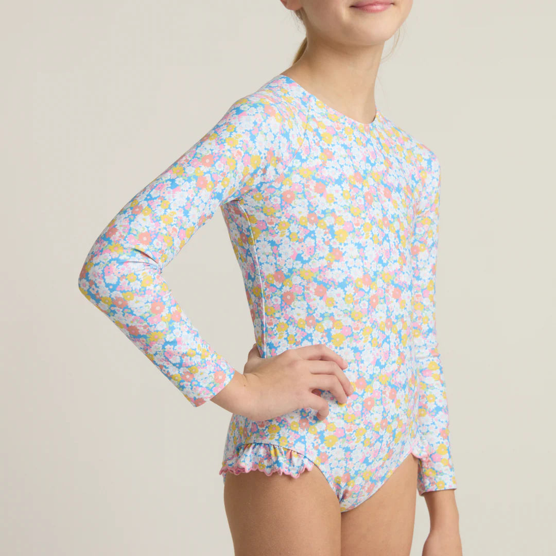 Jasmine Blossom Rashguard One Piece - Born Childrens Boutique