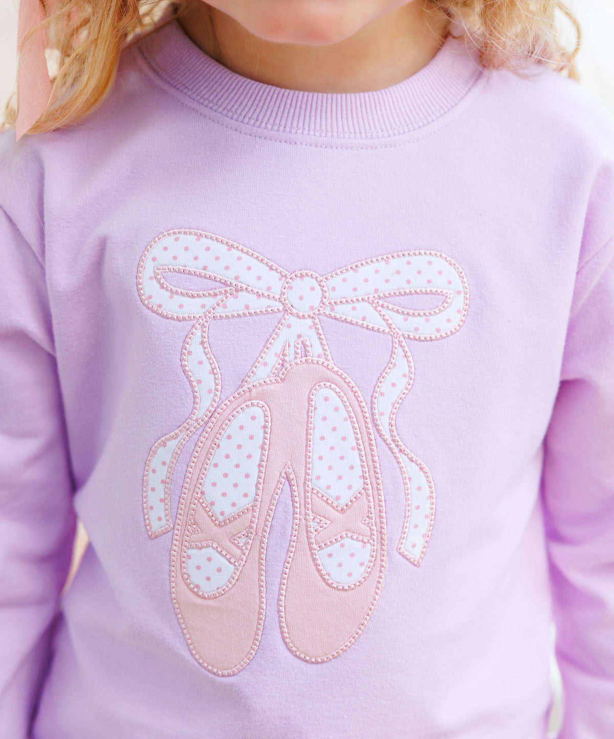 French Terry Pullover - Ballet Shoes - Born Childrens Boutique