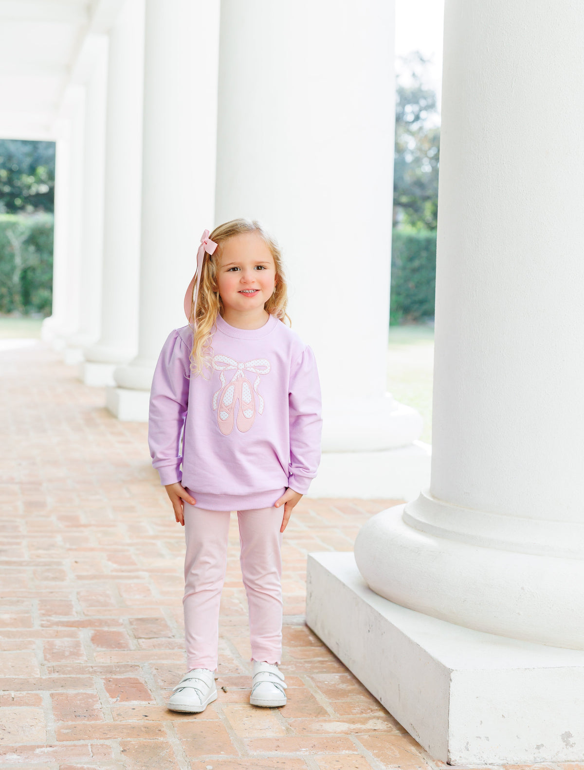 French Terry Pullover - Ballet Shoes - Born Childrens Boutique