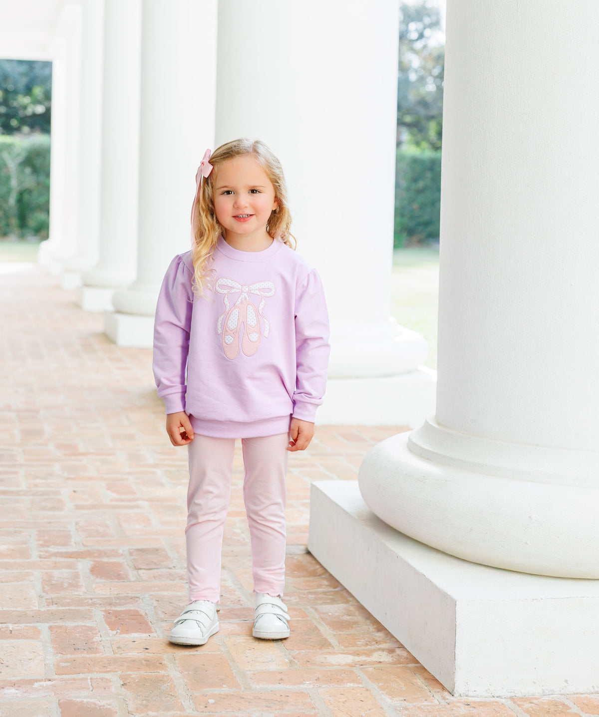 French Terry Pullover - Ballet Shoes - Born Childrens Boutique