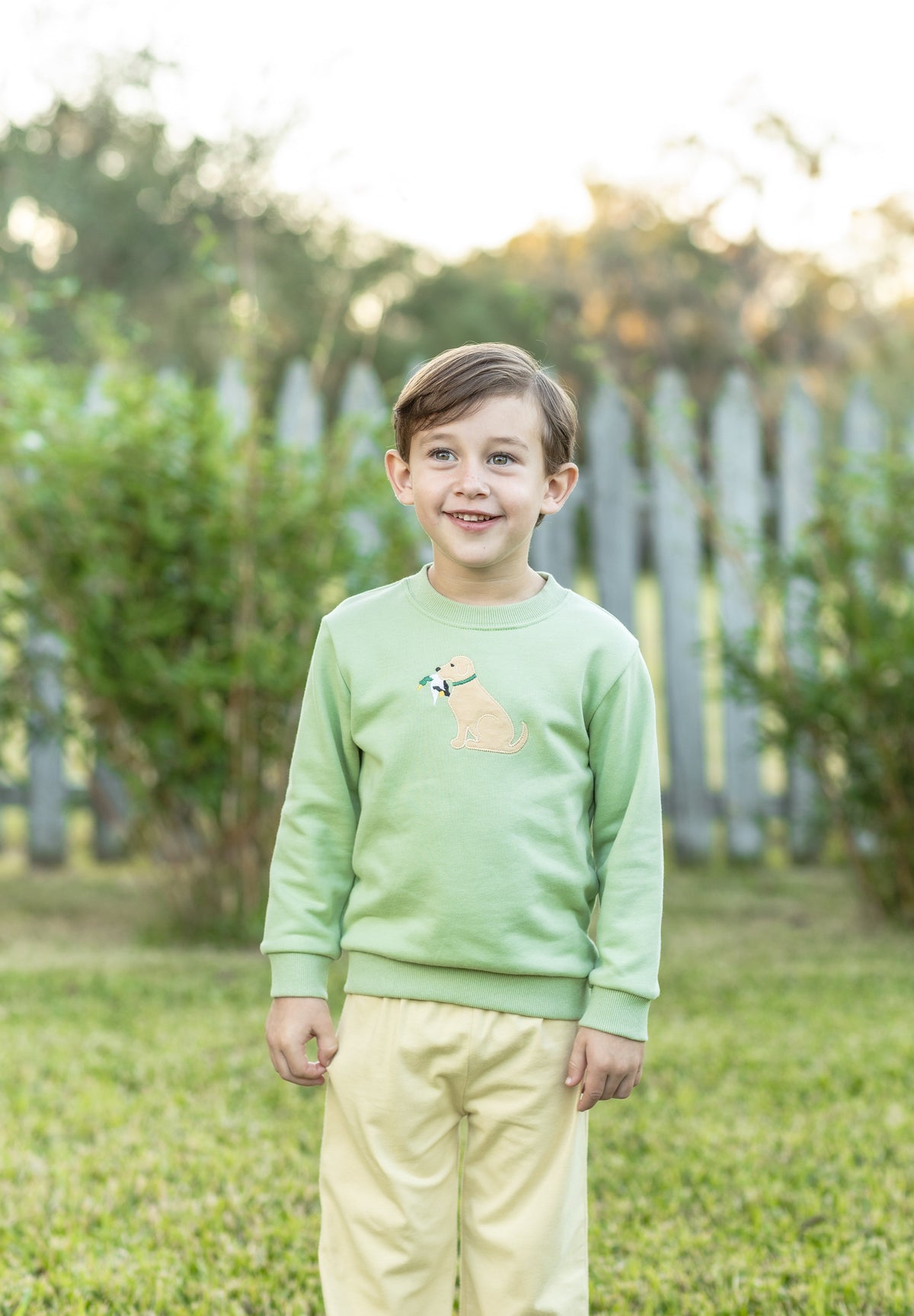 French Terry Pullover - Dog - Born Childrens Boutique
