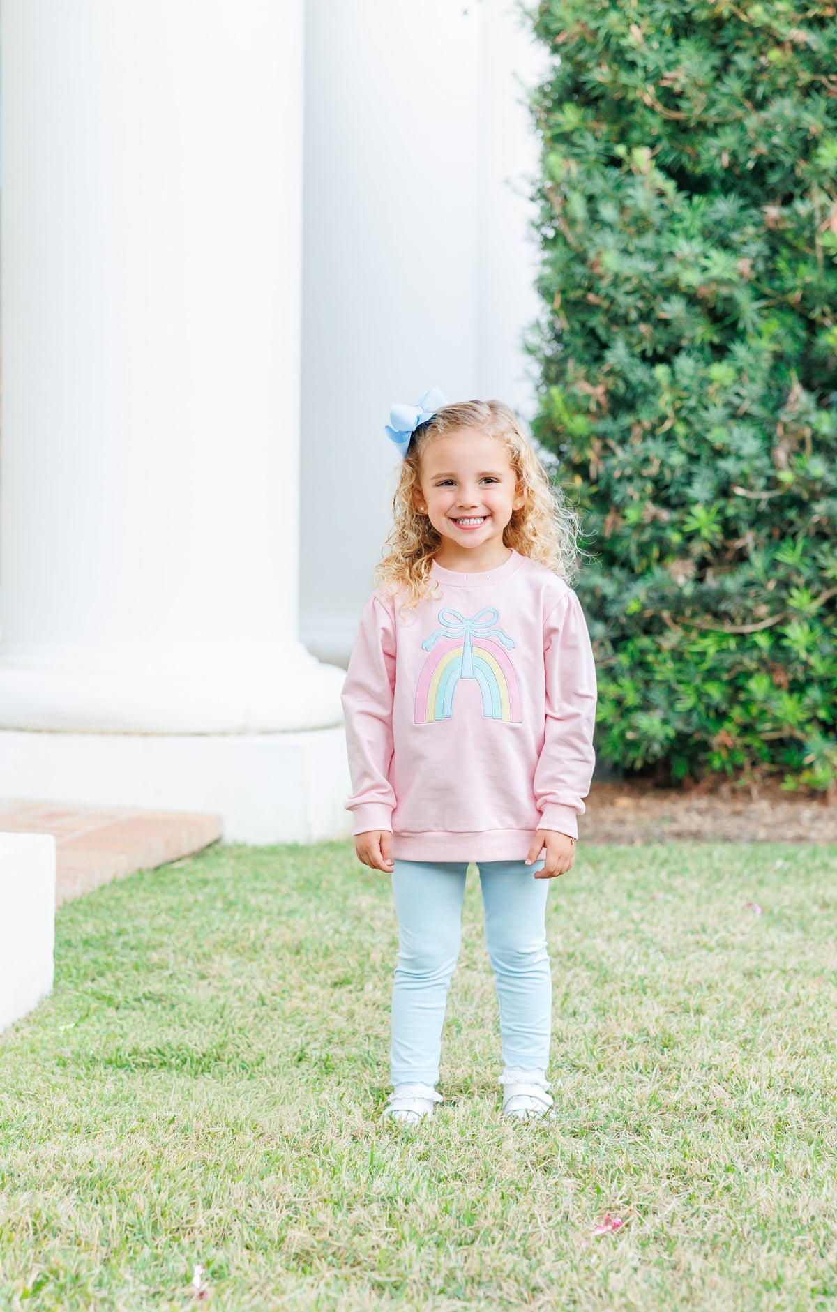 French Terry Pullover - Rainbow - Born Childrens Boutique