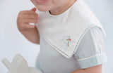 Christian Short Set - Blue Batiste - Born Childrens Boutique