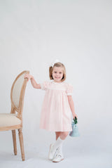 Tiny Town Dress - Pink Batiste - Born Childrens Boutique