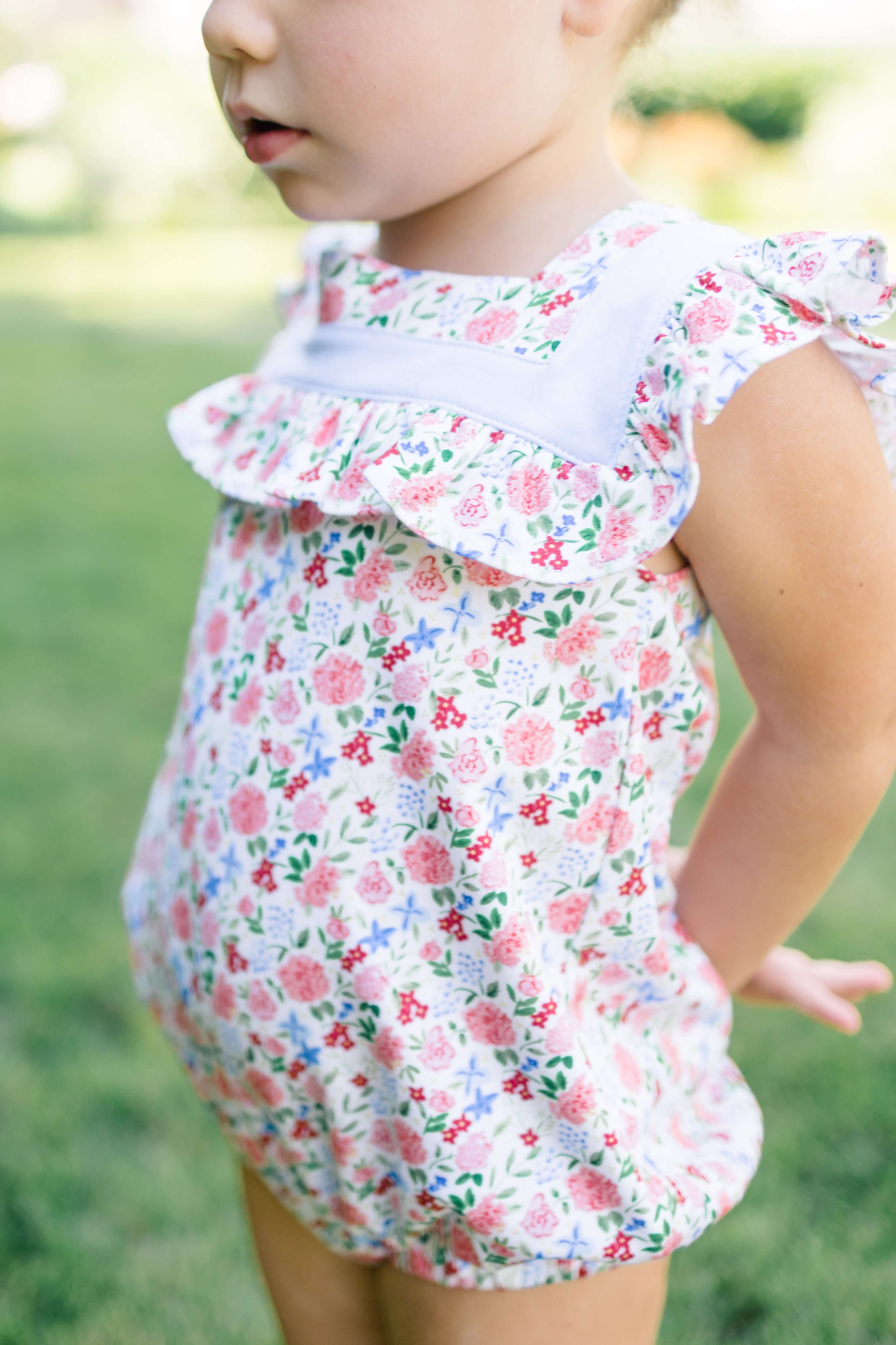 Girl Bubble - Geranium - Born Childrens Boutique