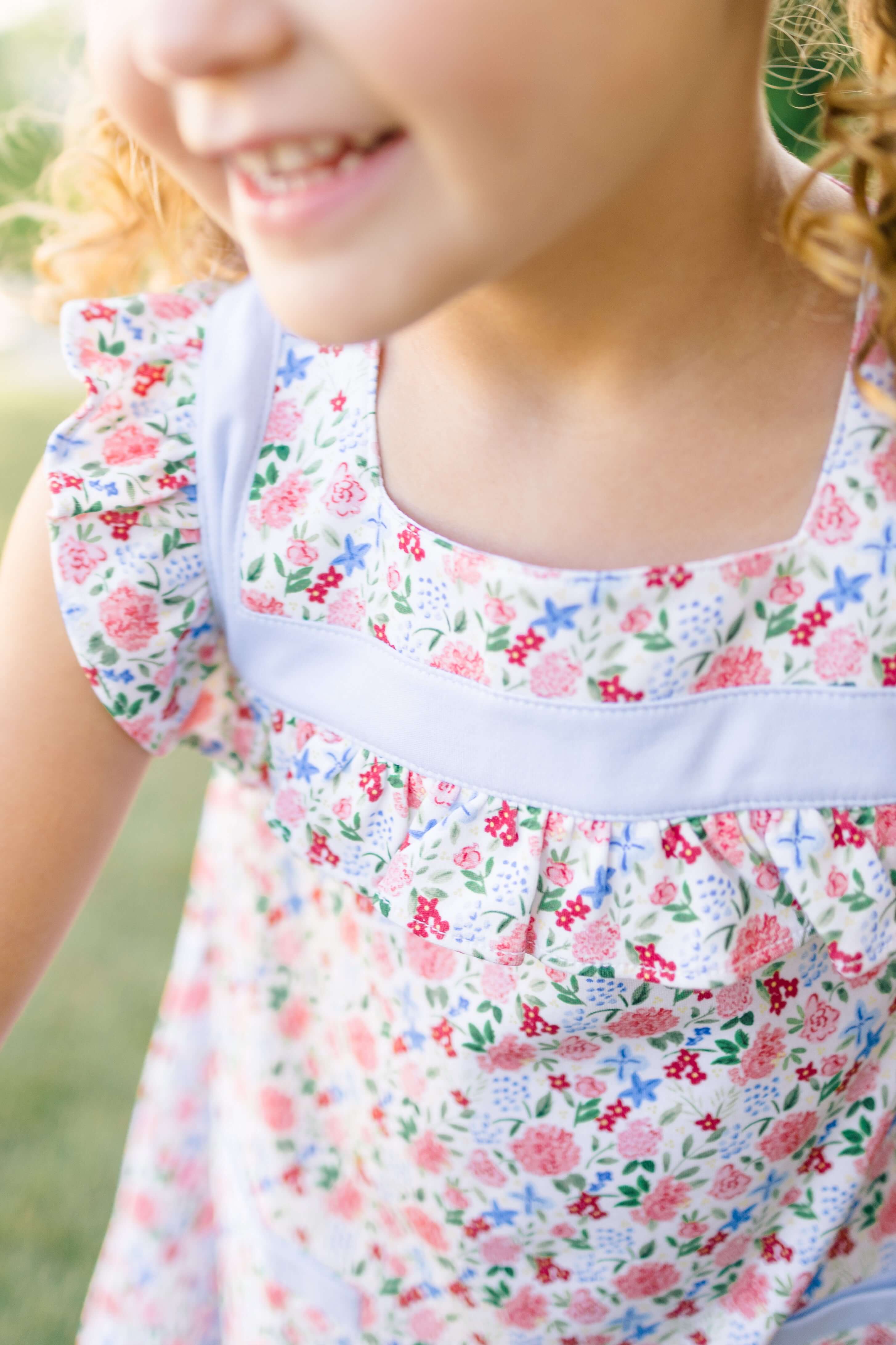 Sleeveless Dress - Geranium - Born Childrens Boutique