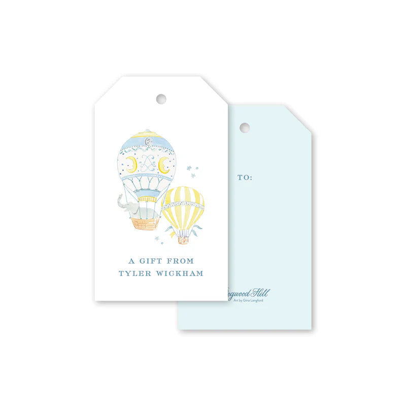 Balloon Festival Gift Tags - Born Childrens Boutique