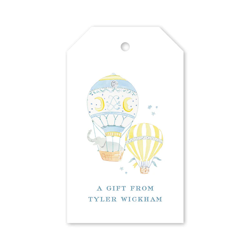 Balloon Festival Gift Tags - Born Childrens Boutique
