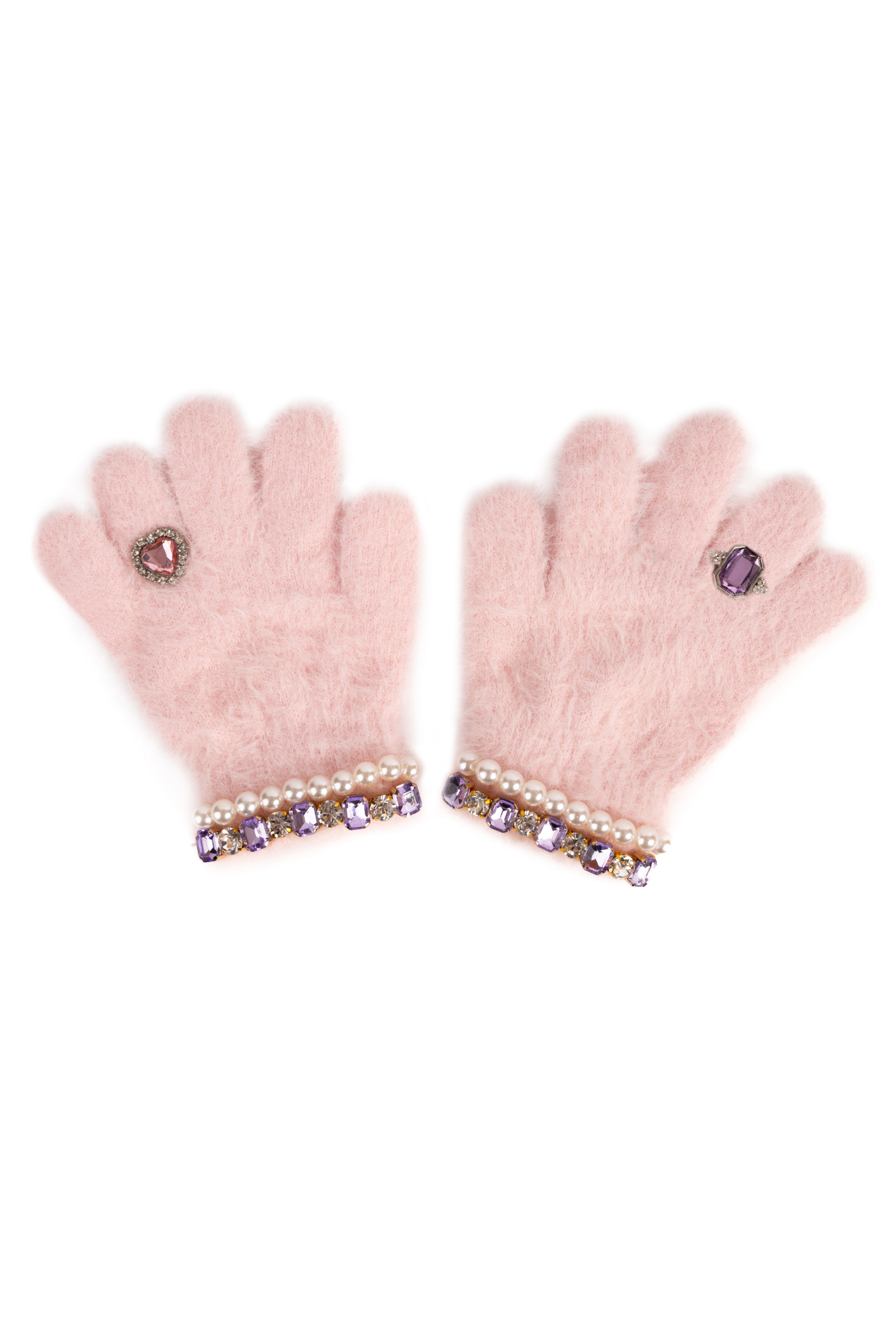 Boujee Bijou Gloves Light Pink - Born Childrens Boutique