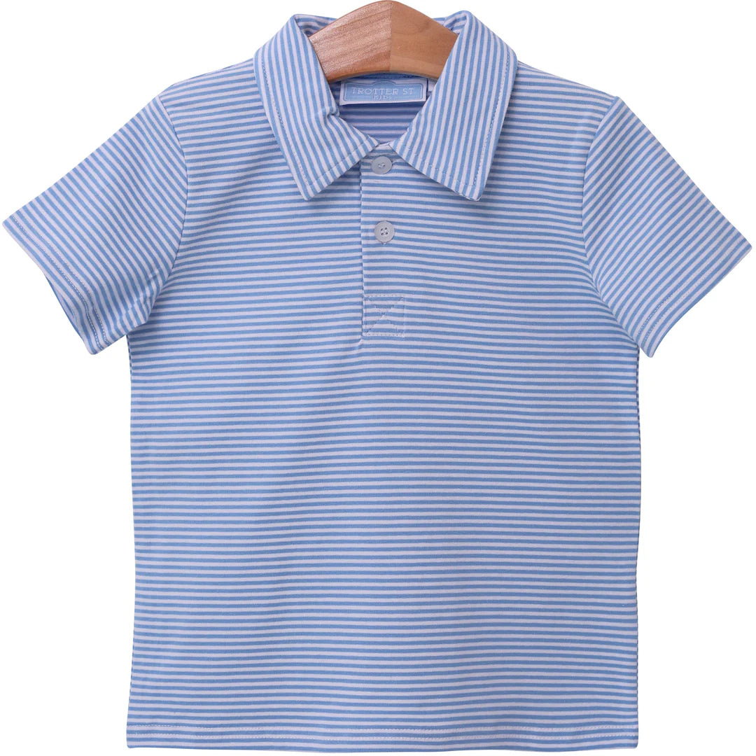 Henry Polo - Cornflower Stripe - Born Childrens Boutique