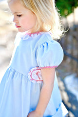 Pre-Order Tabitha Blue Cord Dress - Born Childrens Boutique